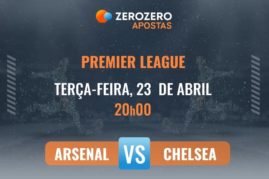 Odds e prognstico Arsenal vs Chelsea  23/04/2024  Premier League  